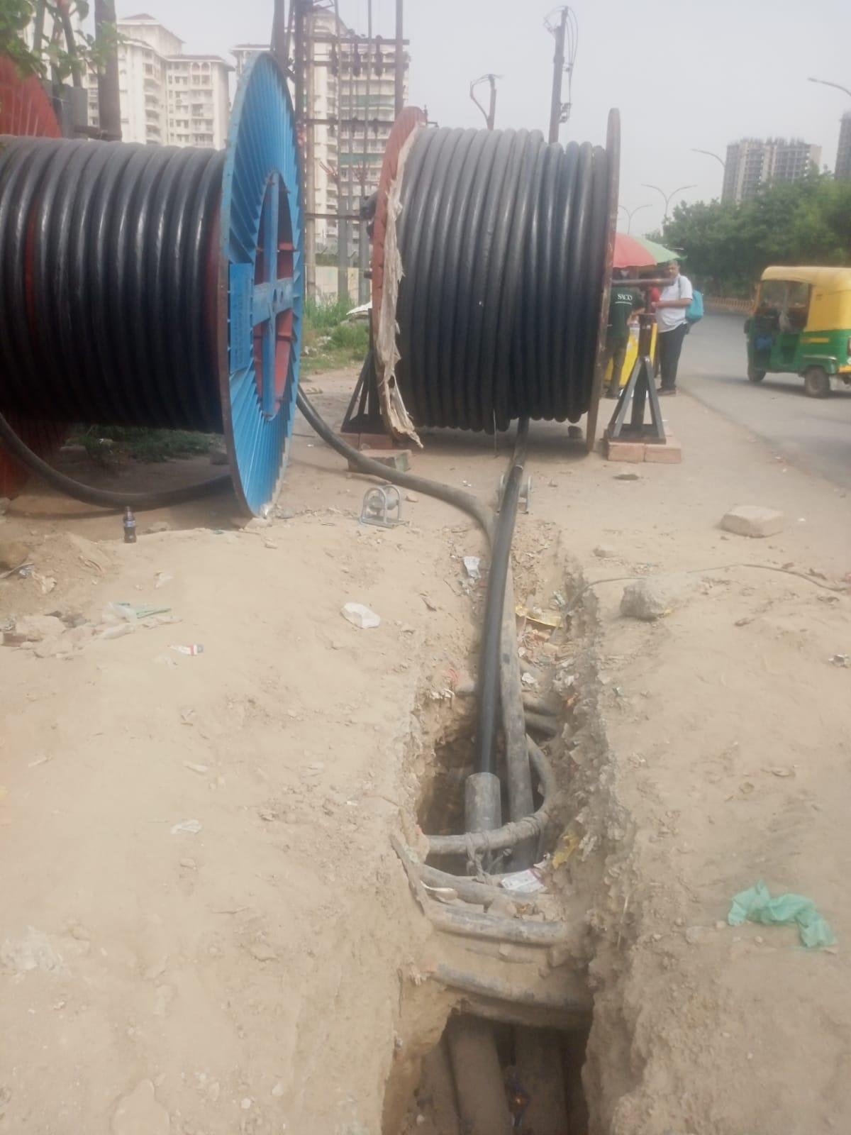 CTC Electrical underground cable installation work