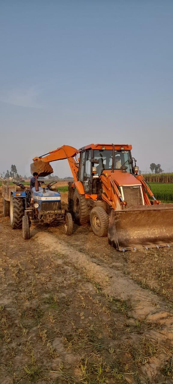 CTC open trench pipeline laying work on site